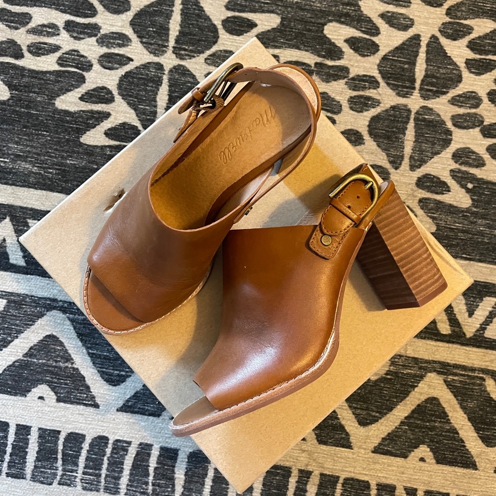 Madewell Open Toed Mule Heels
